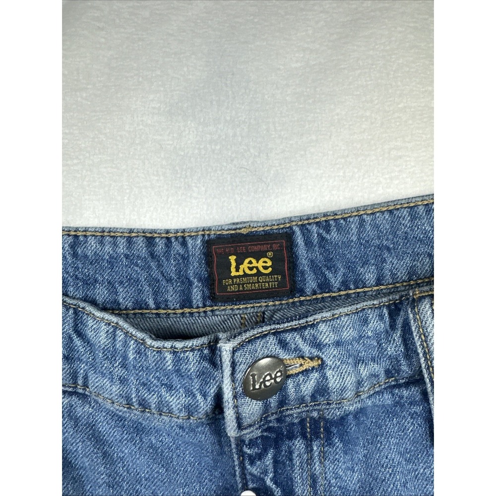 Vintage Lee Women Denim Cottagecore Sunflower Festival Shorts - Picture 3 of 10
